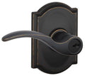 Aged Bronze Keyed Entry Lever Lock O29278