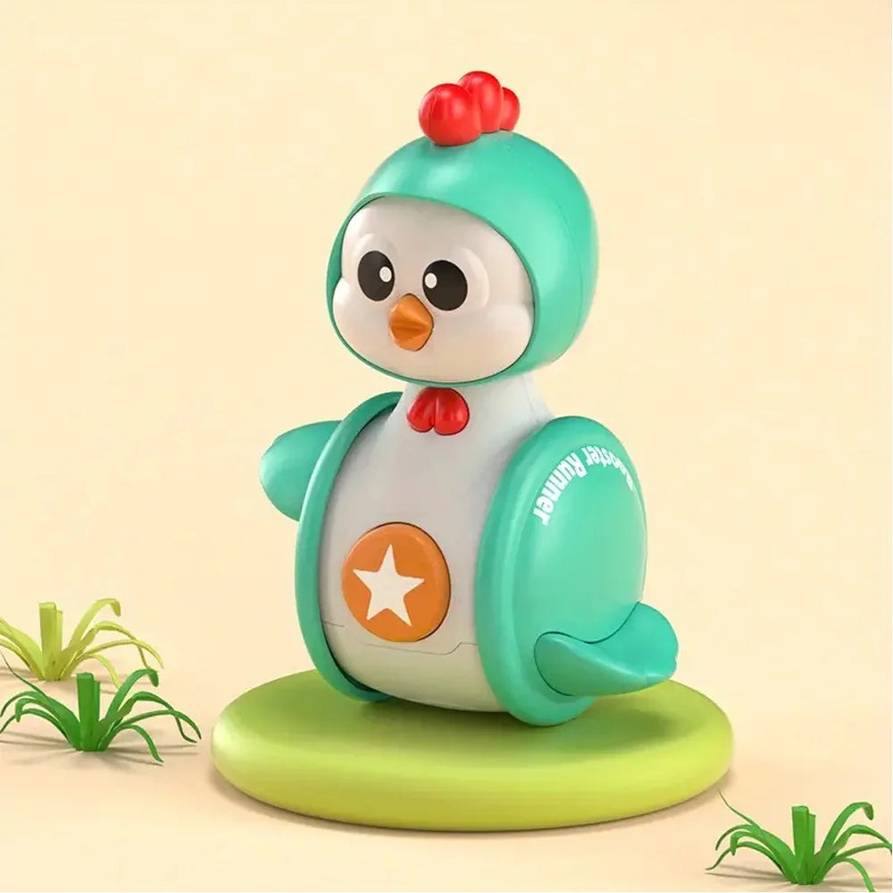 3Pcs Musical Cartoon Tumbler Baby Toys N415