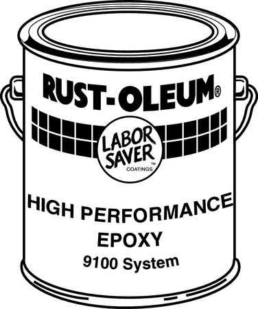 Safety Blue Epoxy Mastic Coating, 1 Gal U8031
