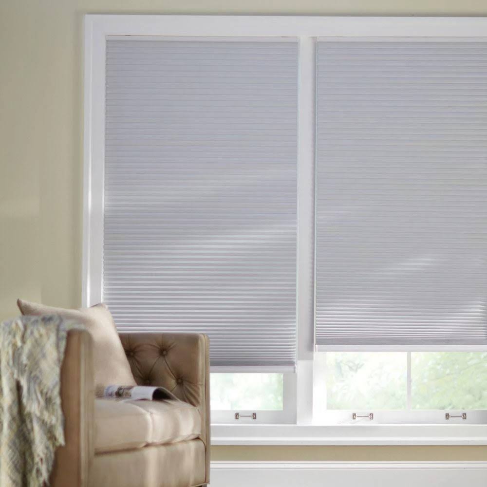 Shadow White Cordless Blackout Cellular Shade 28 in. W x 72 in. L H81112