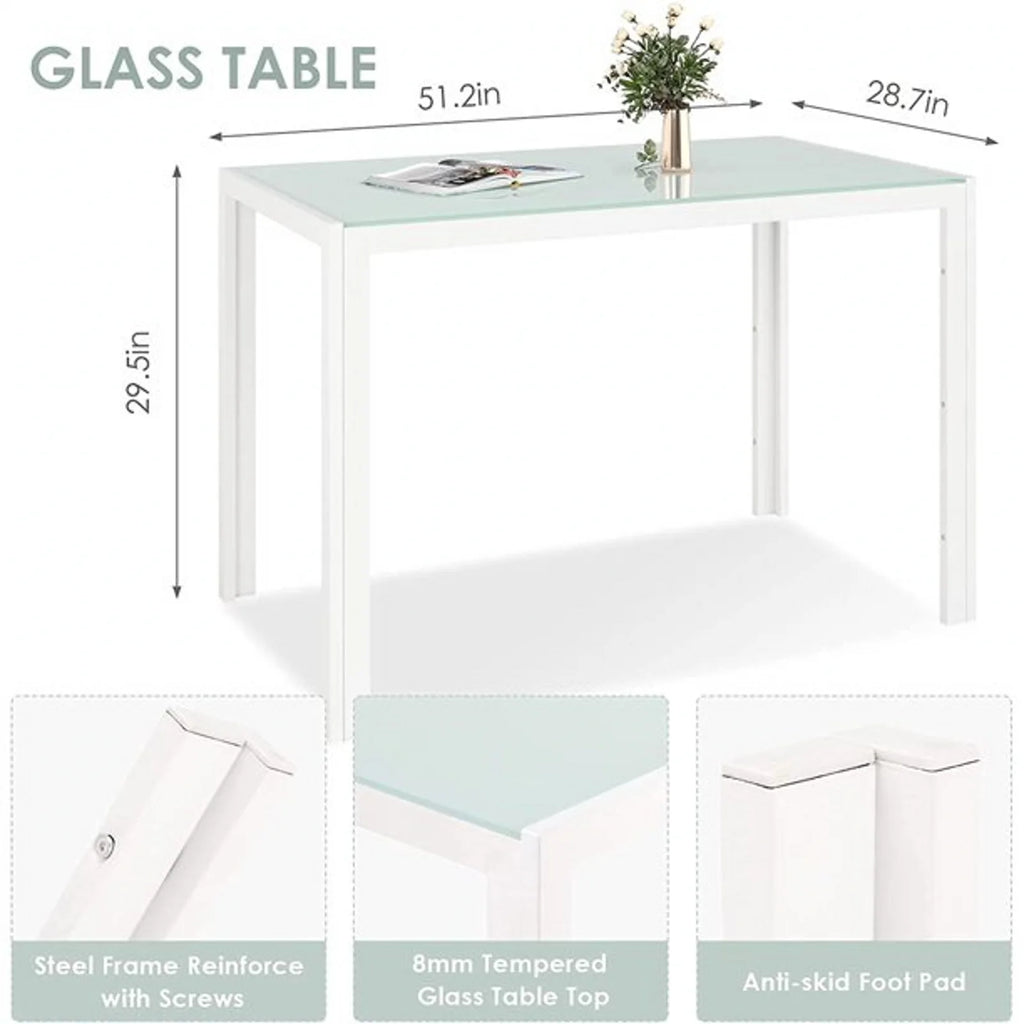 7 Piece Rectangle Dining Table Set U885833