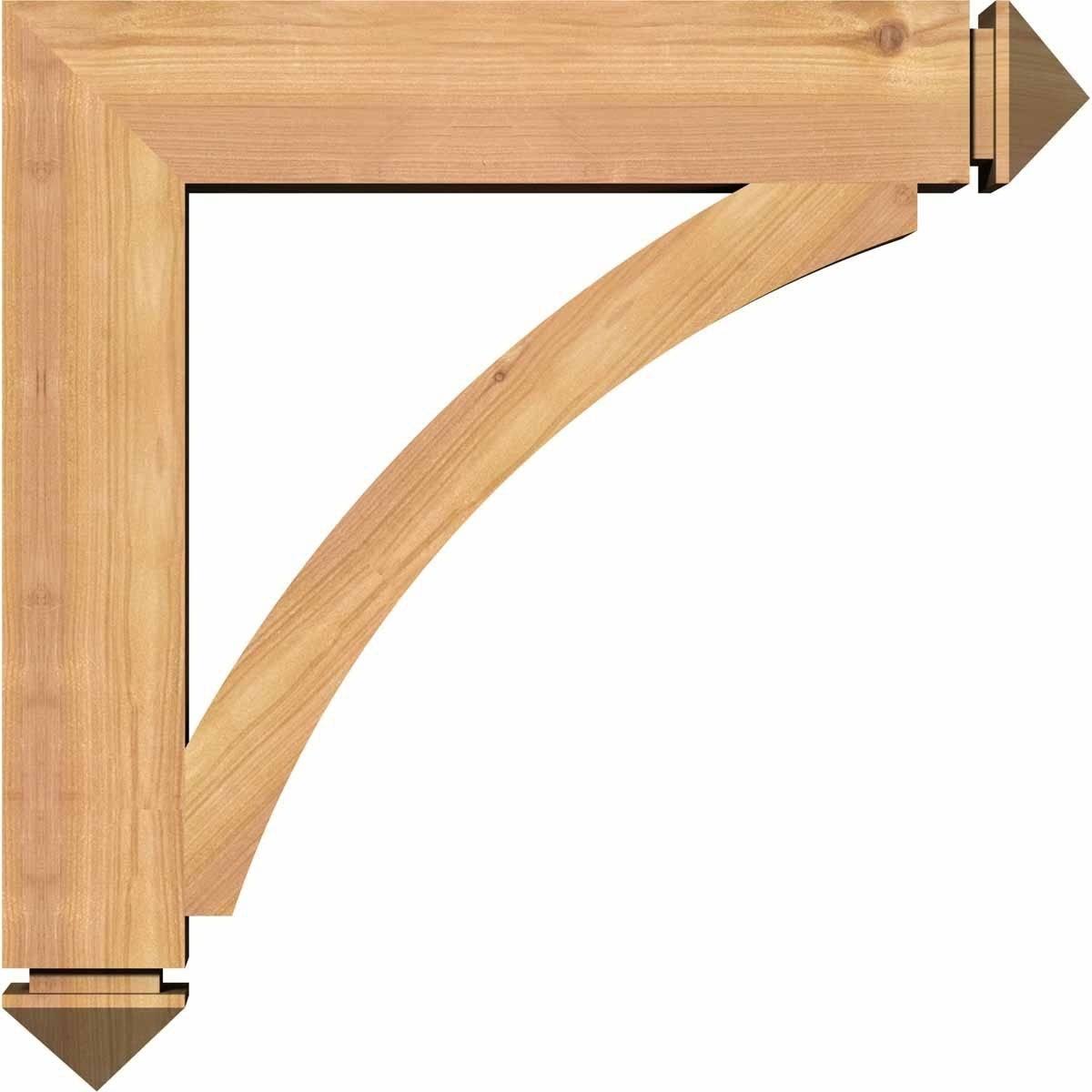 Western Red Cedar Smooth Bracket Z46423