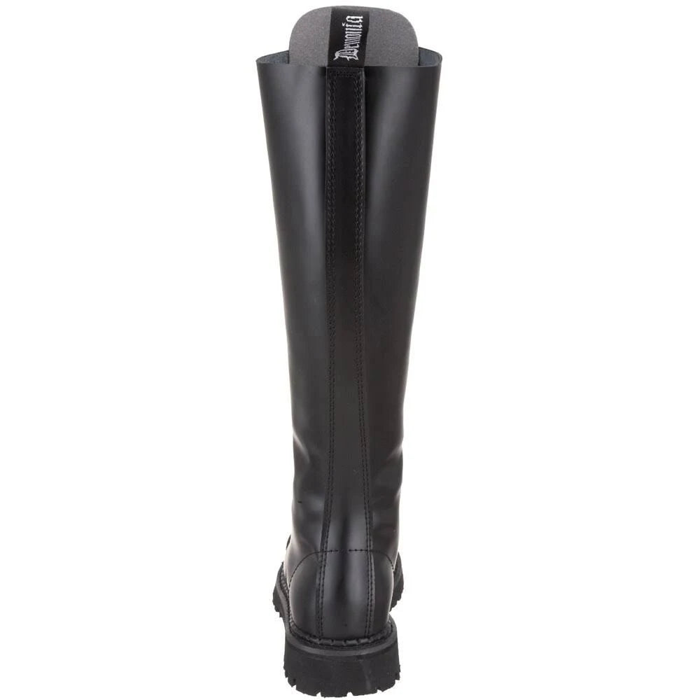 Black Leather Shoes V93834