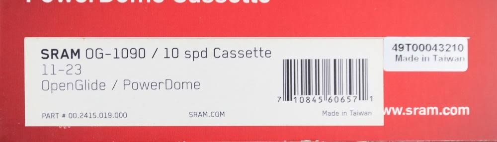 10-Speed Cassette D59629