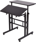 Black Sit and Stand Desk Pack of 2 W4206