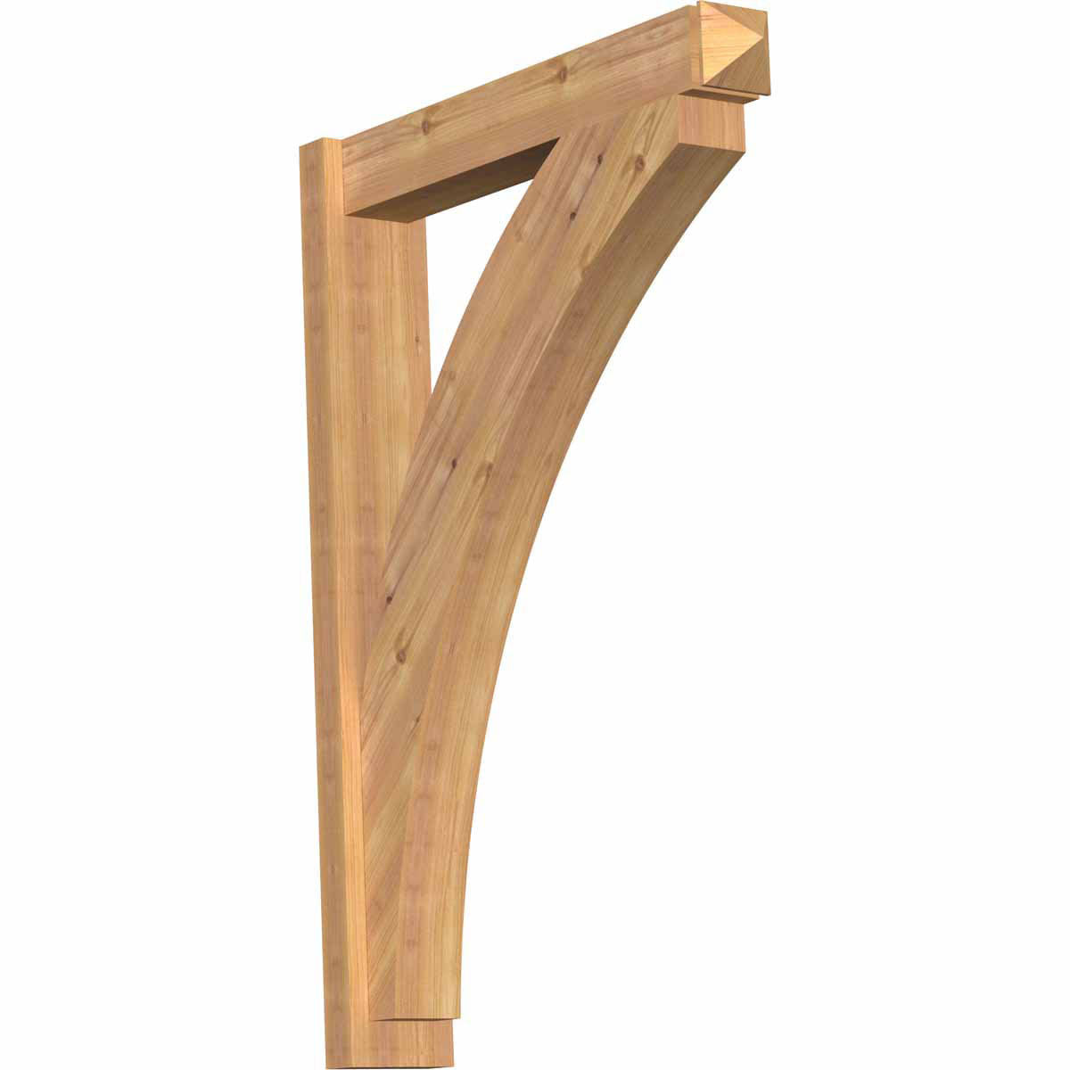 5 1/2x22W x 30x22D x 42x22H Western Red Cedar Arts and Crafts Outlooker Q82513