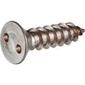 Qty 2 #10 x 3/4x22 Security Spanner Sheet Metal Screw Flat Head 18-8 Stainless Steel F79037