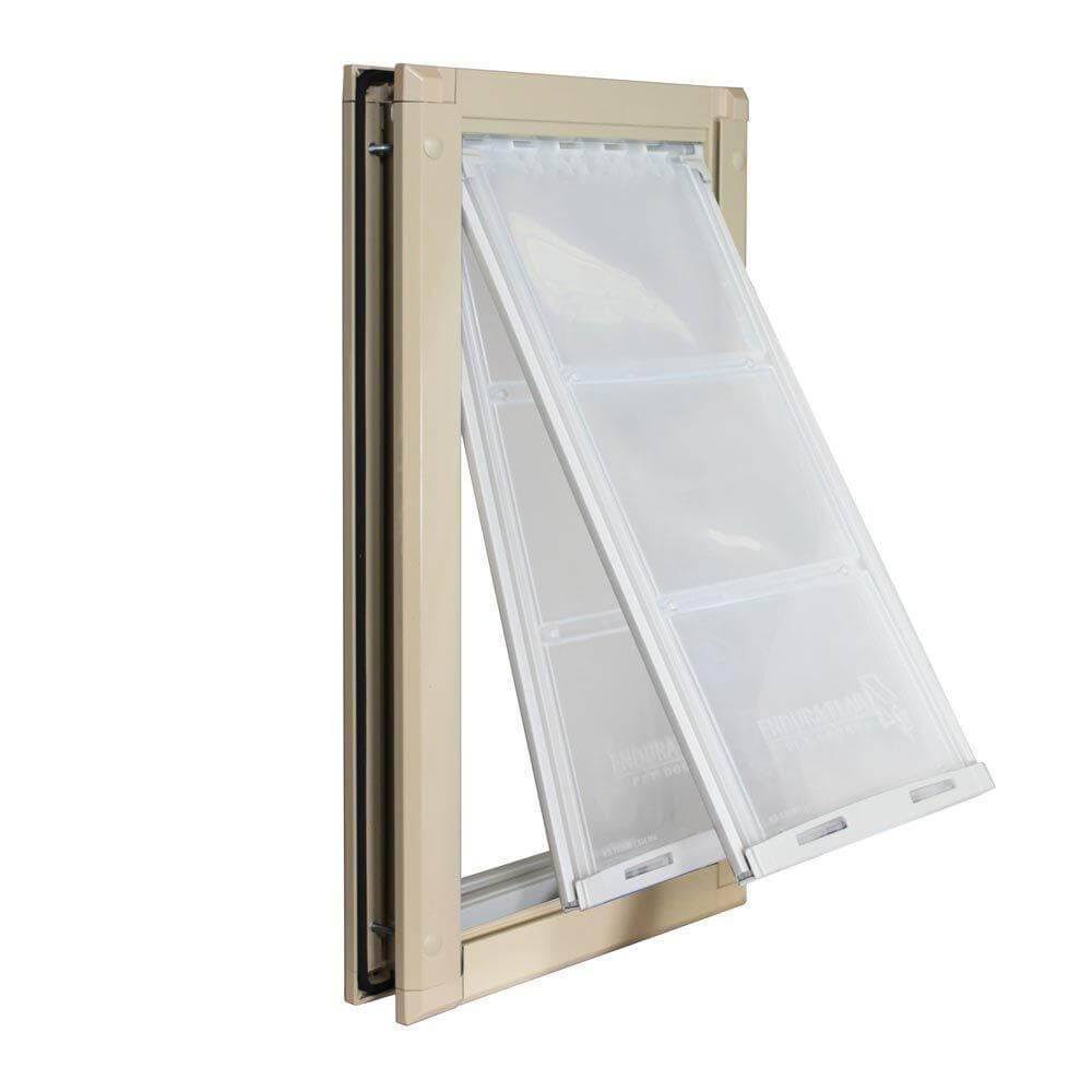 Tan Double Flap Pet Door R304325