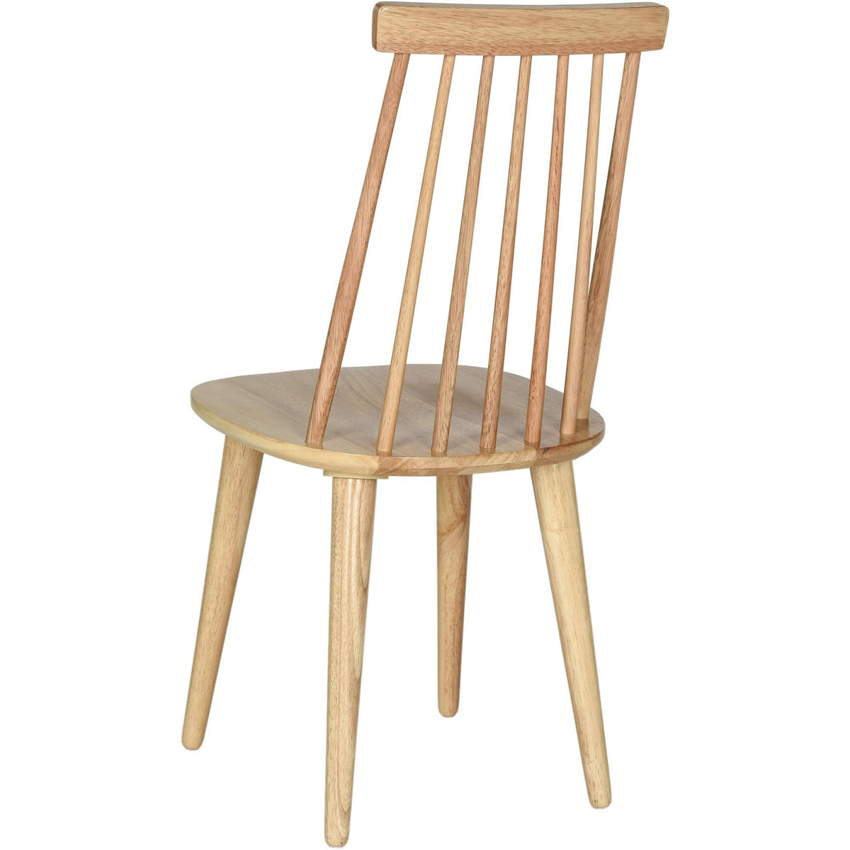 Natural Spindle Side Chair, Set of 2 Q895432