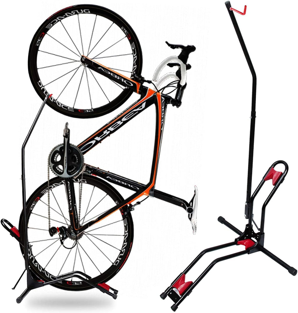 Vertical Bike Stand Floor Rack for Indoor Bike Storage, Fits 20''-27'' Bike V44574