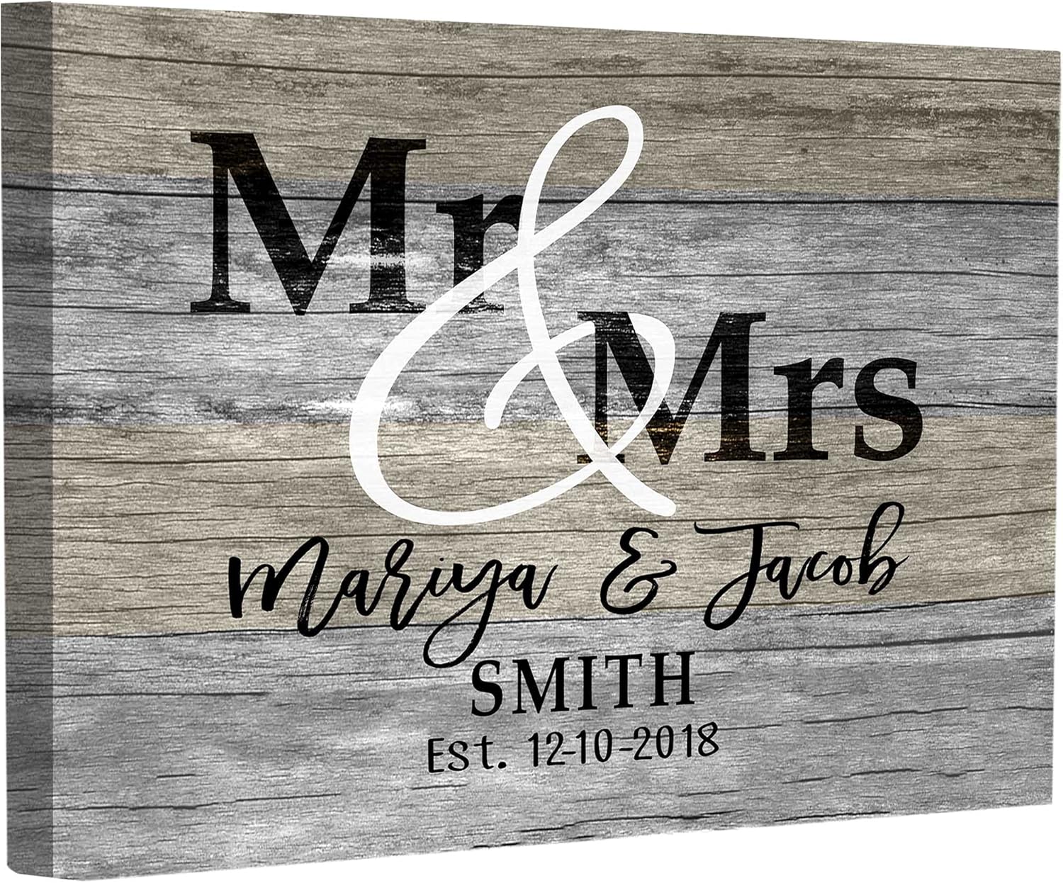 Personalized Couple Canvas Pack of 2 V337908