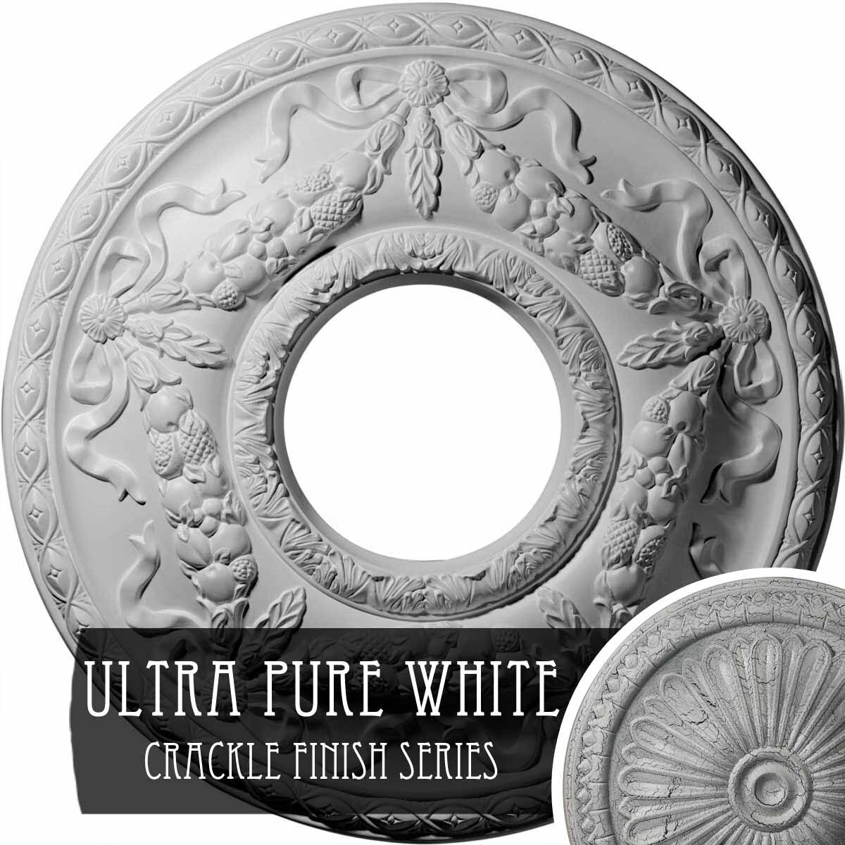 22 1/8x22OD x 7 1/4x22ID x 1 3/4x22P Ceiling Medallion P445