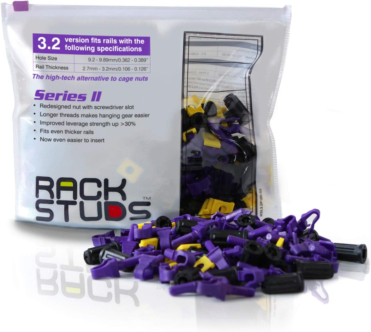 20-Pack Red 2.2mm Rack Mount Solution K641521
