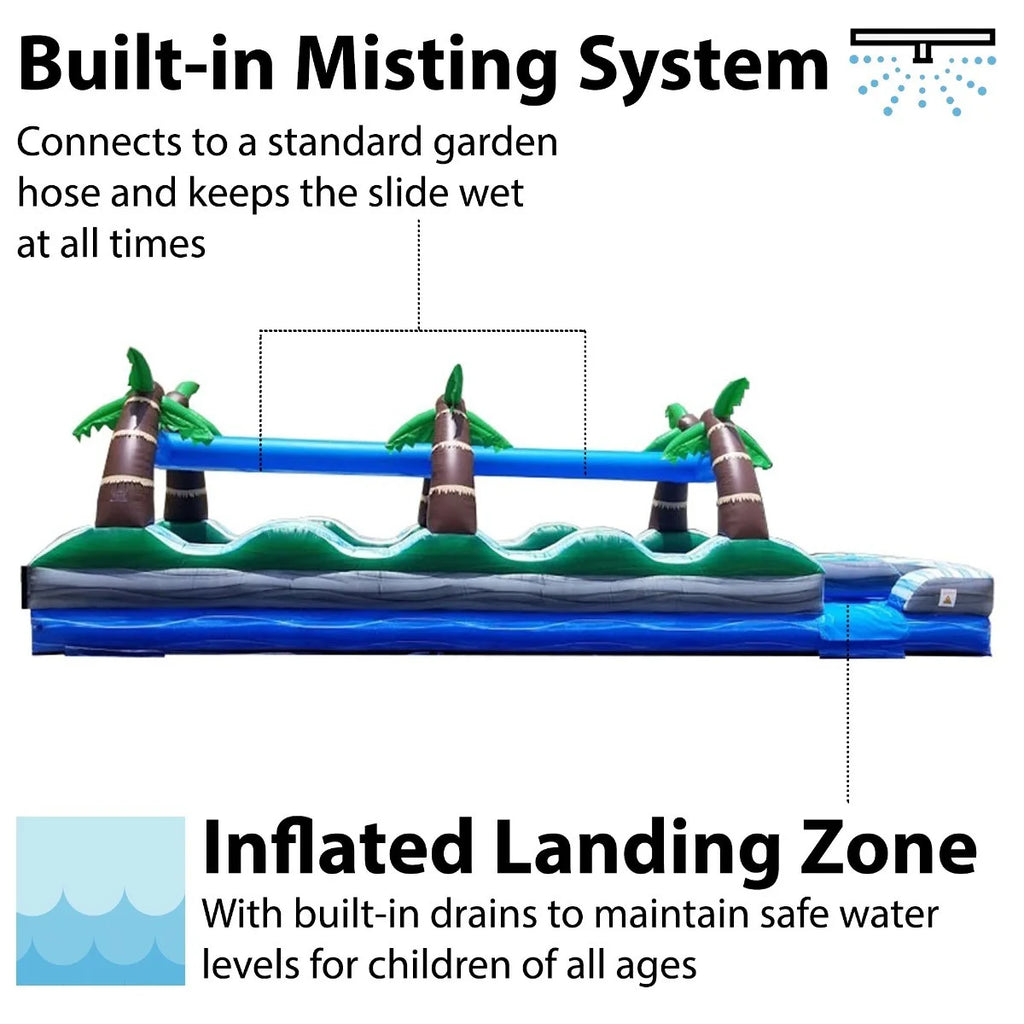Commercial Inflatable Slip n Slide with Blower, 35' H128052