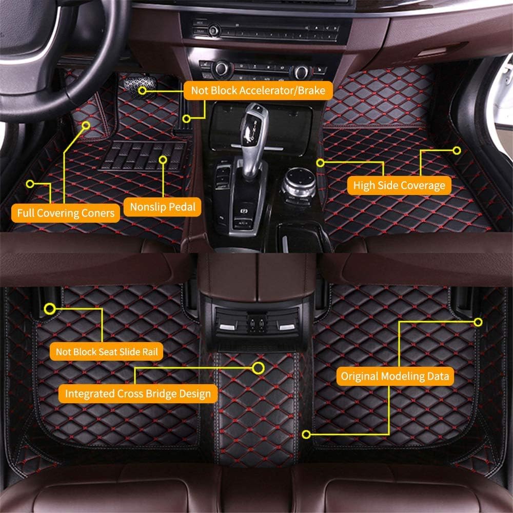 Beige Waterproof Full Coverage Car Floor Mats for Lexus RX270 RX350 RX330 2007-2015 V36169
