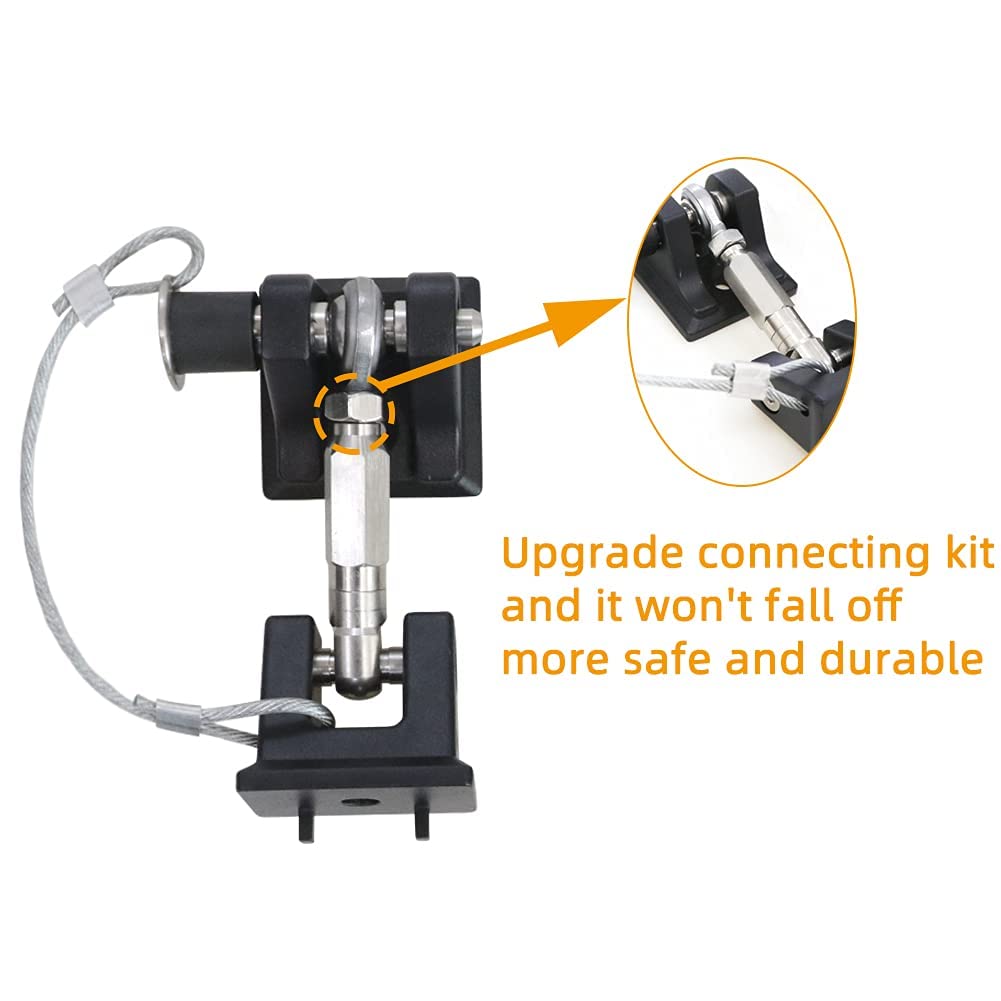 Aluminum Locking Hood Latch Kit for Jeep Wrangler JK H693
