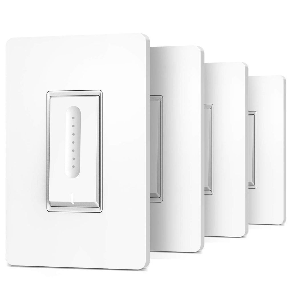 Smart Dimmer Switch 4 Pack, WiFi Light Switch, Single-Pole N734935