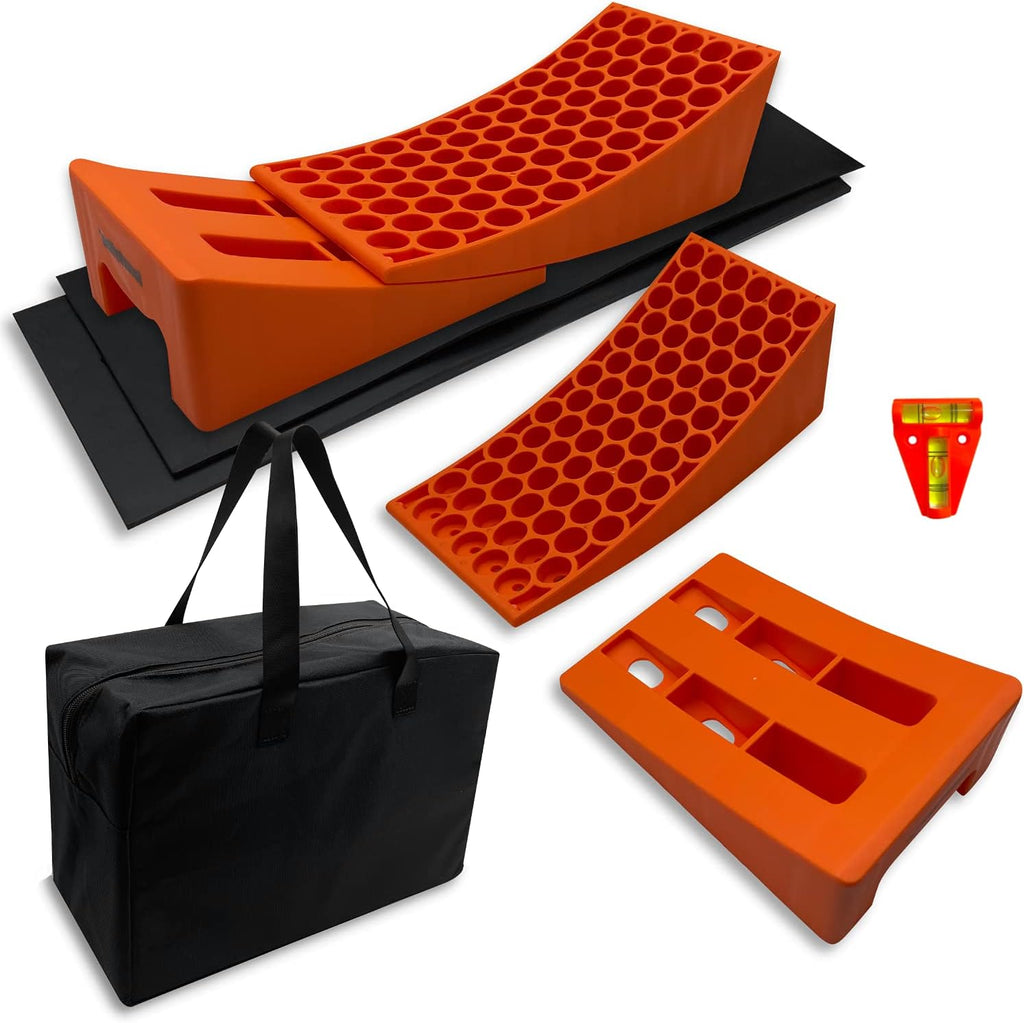 2 Pack Camper Leveler with Non-Slip Mats and Carrying Bag H1174