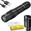 1800 Lumen USB-C Rechargeable Tactical Flashlight with 5000mAh Battery L45370