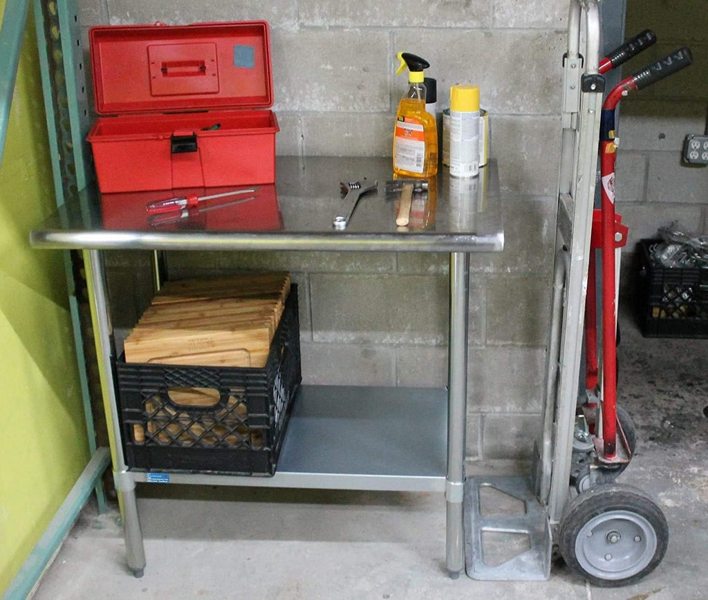 Stainless Steel Metal Work Table with Casters F252