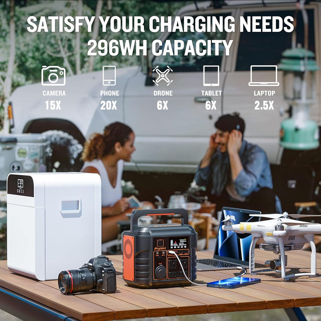 Portable Power Station 330W 296WH Lithium Battery Solar Generator C268187