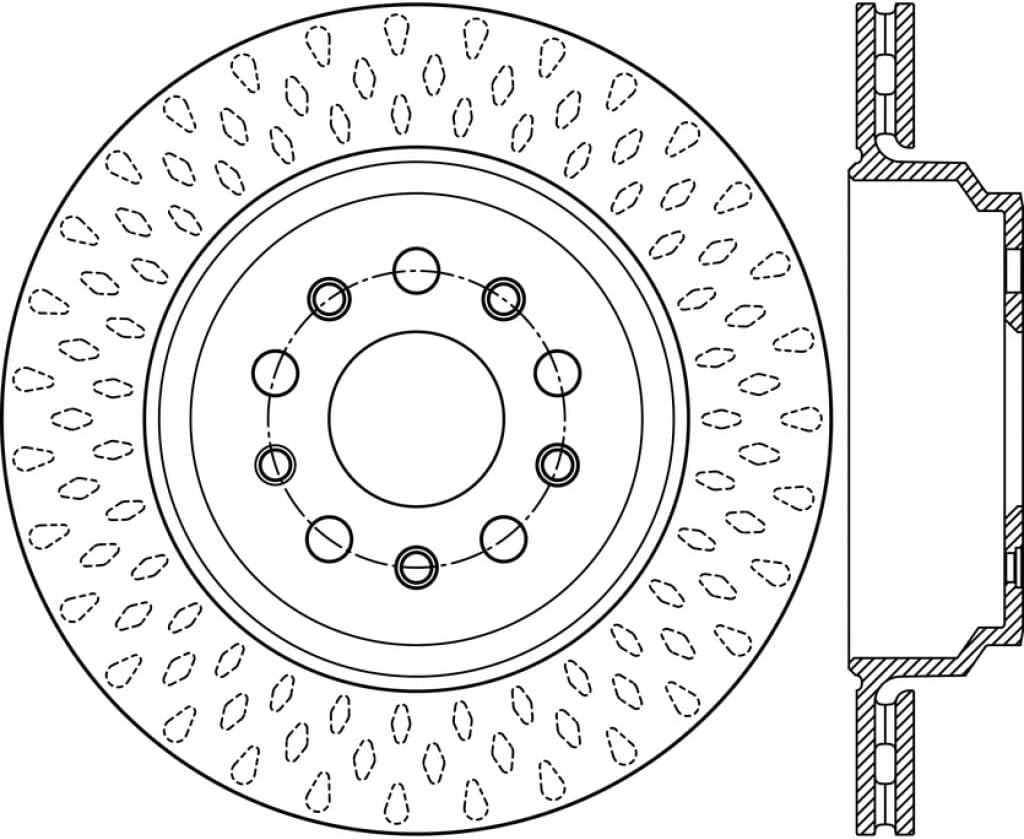 Brake Rotor Premium Rear M9087