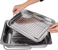 11 x 15 x 3.5 Stainless Steel Smoker S8645