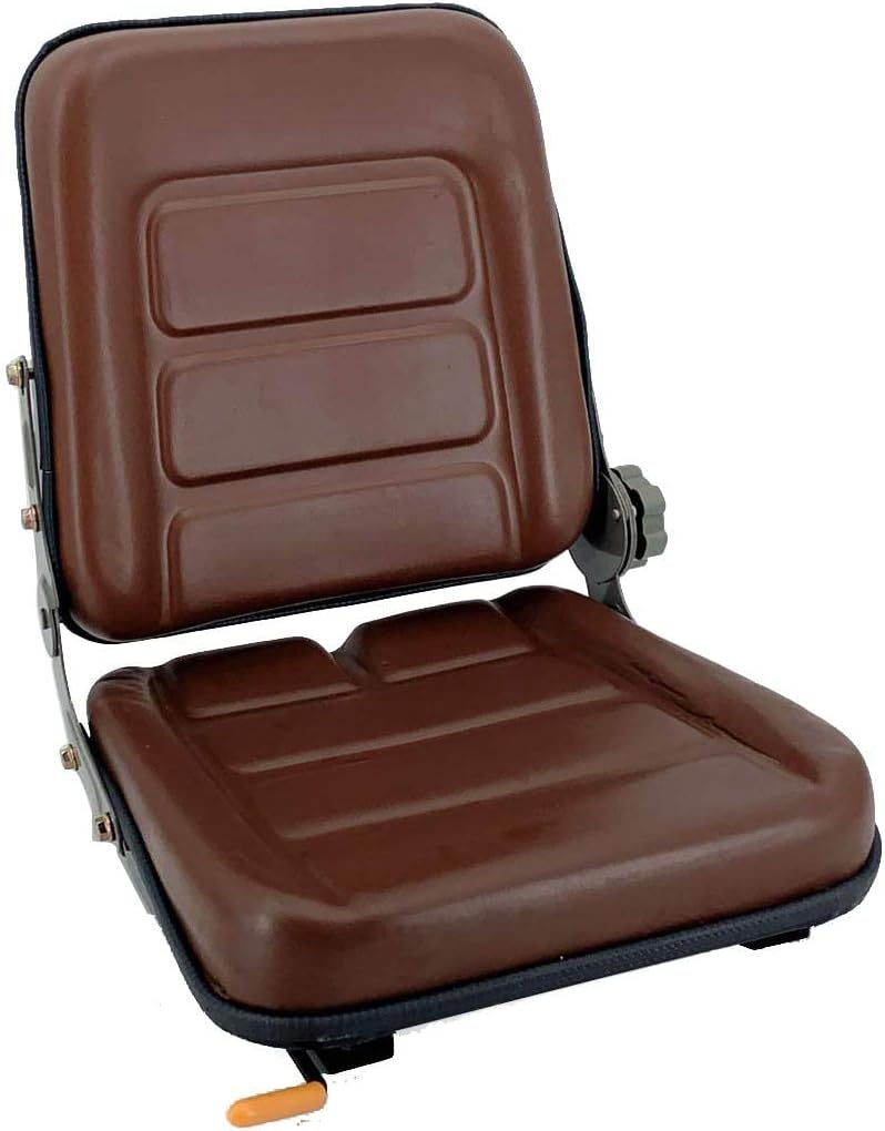 PVC Forklift Seat with 140° Adjustable Back B47198