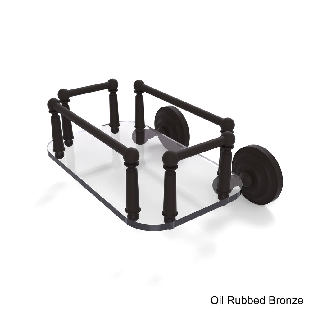 Wall Mounted Glass Guest Towel Tray T7938