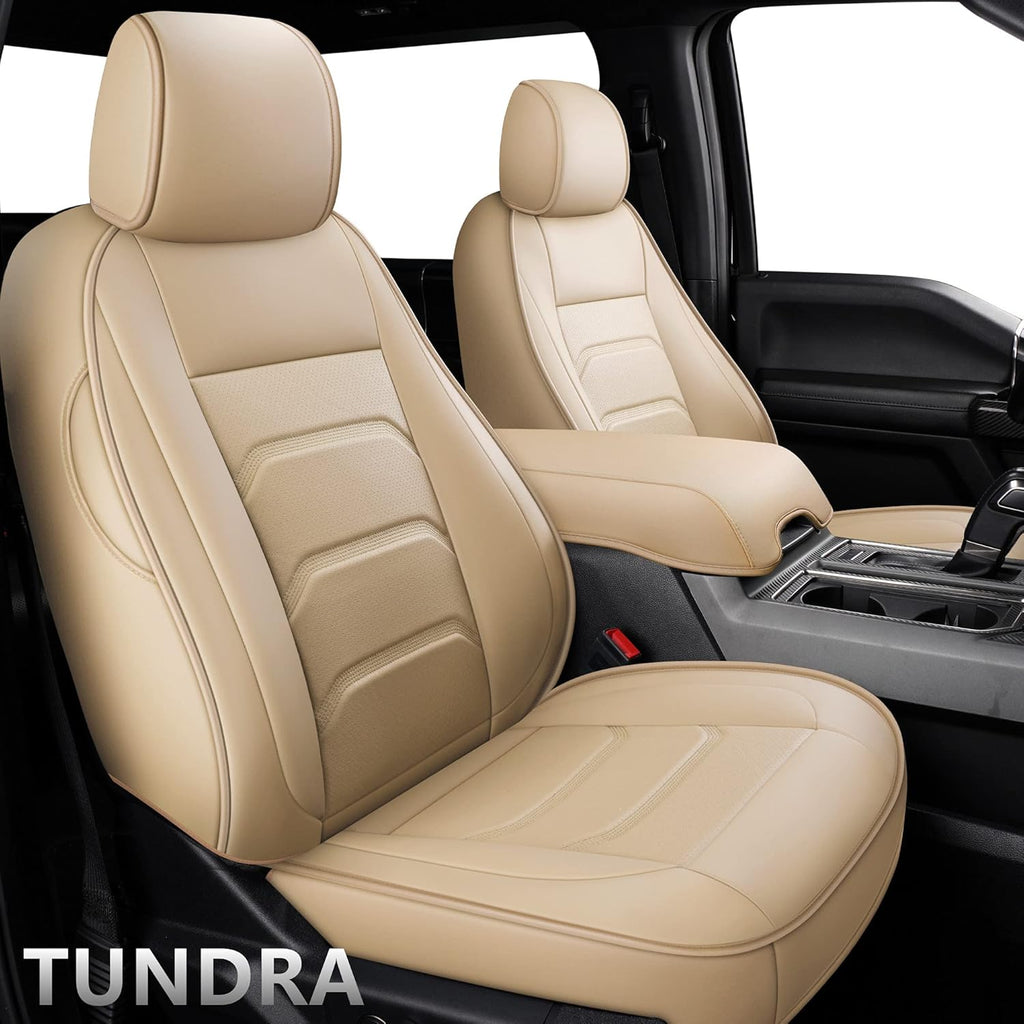 Faux Leather Full Coverage Custom Car Seat Covers Full Set S598