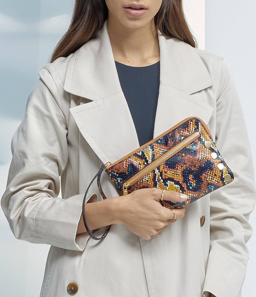 Brushed Gold Small Clutch D82409