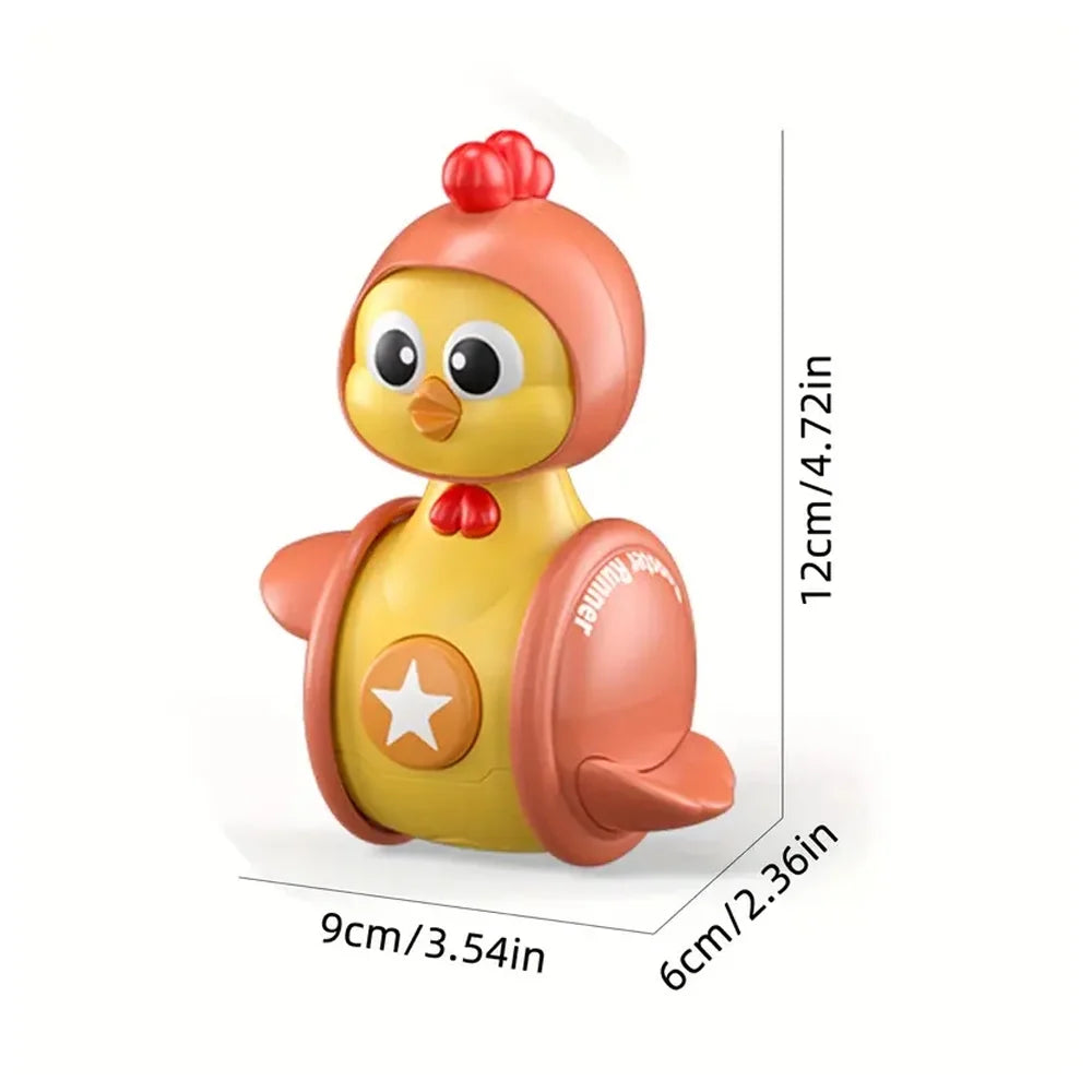 3Pcs Musical Cartoon Tumbler Baby Toys N415