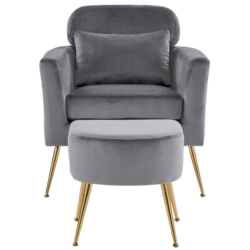 Dark Gray Flannelette Single Chair W250