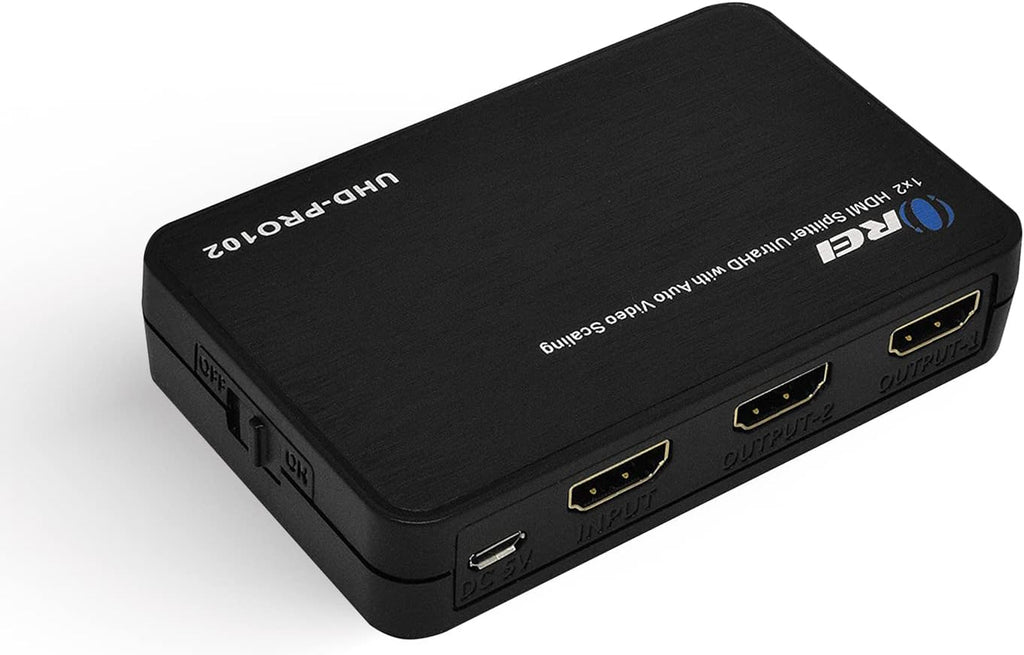 4K 1x4 HDMI Splitter with Down Scaler 4 Ports F904