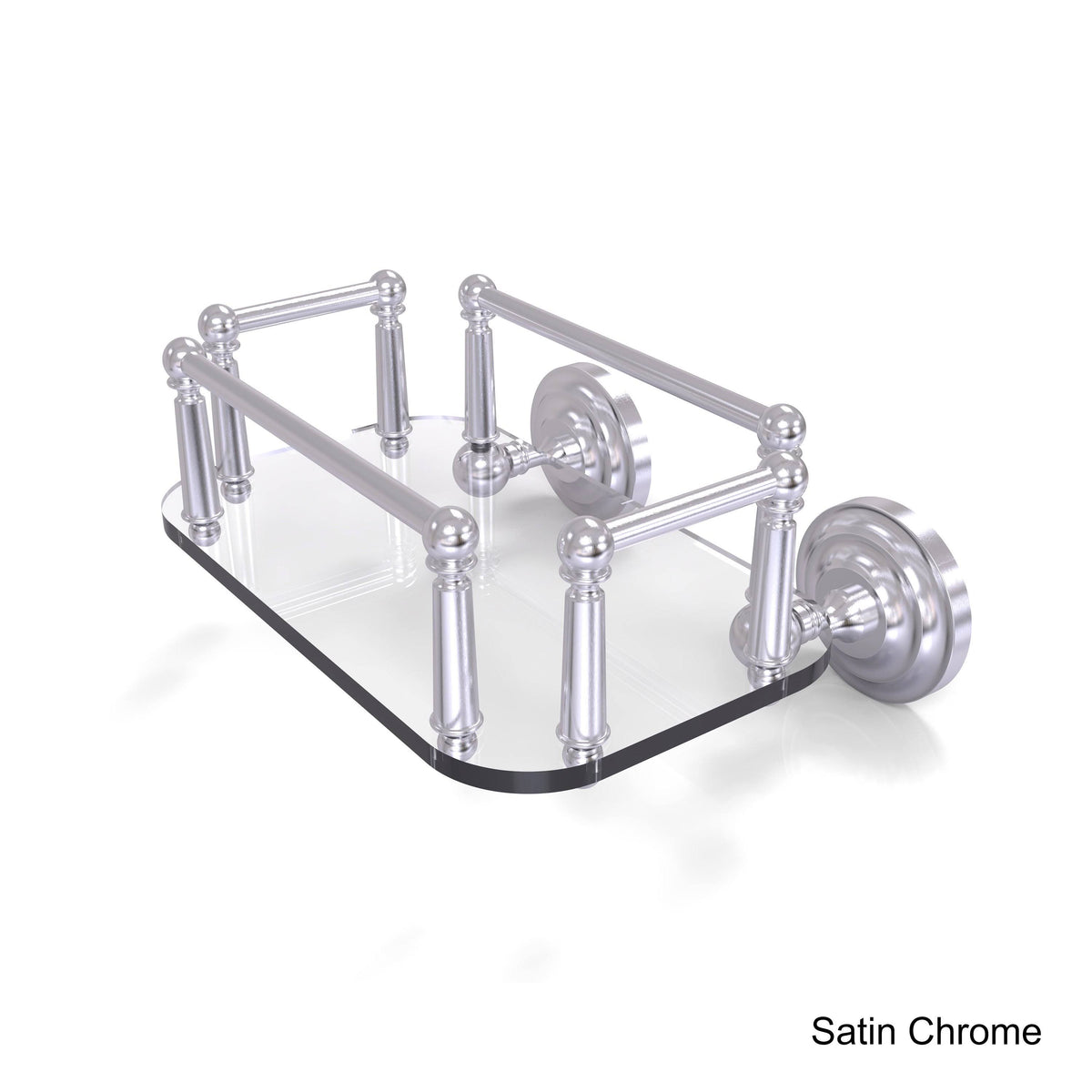 Wall Mounted Glass Guest Towel Tray T7938