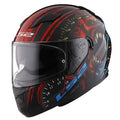 Red/Black Motorcycle Helmet, Large Q32100