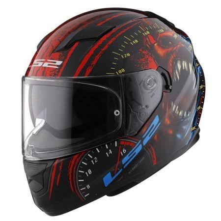 Red/Black Motorcycle Helmet, Large Q32100