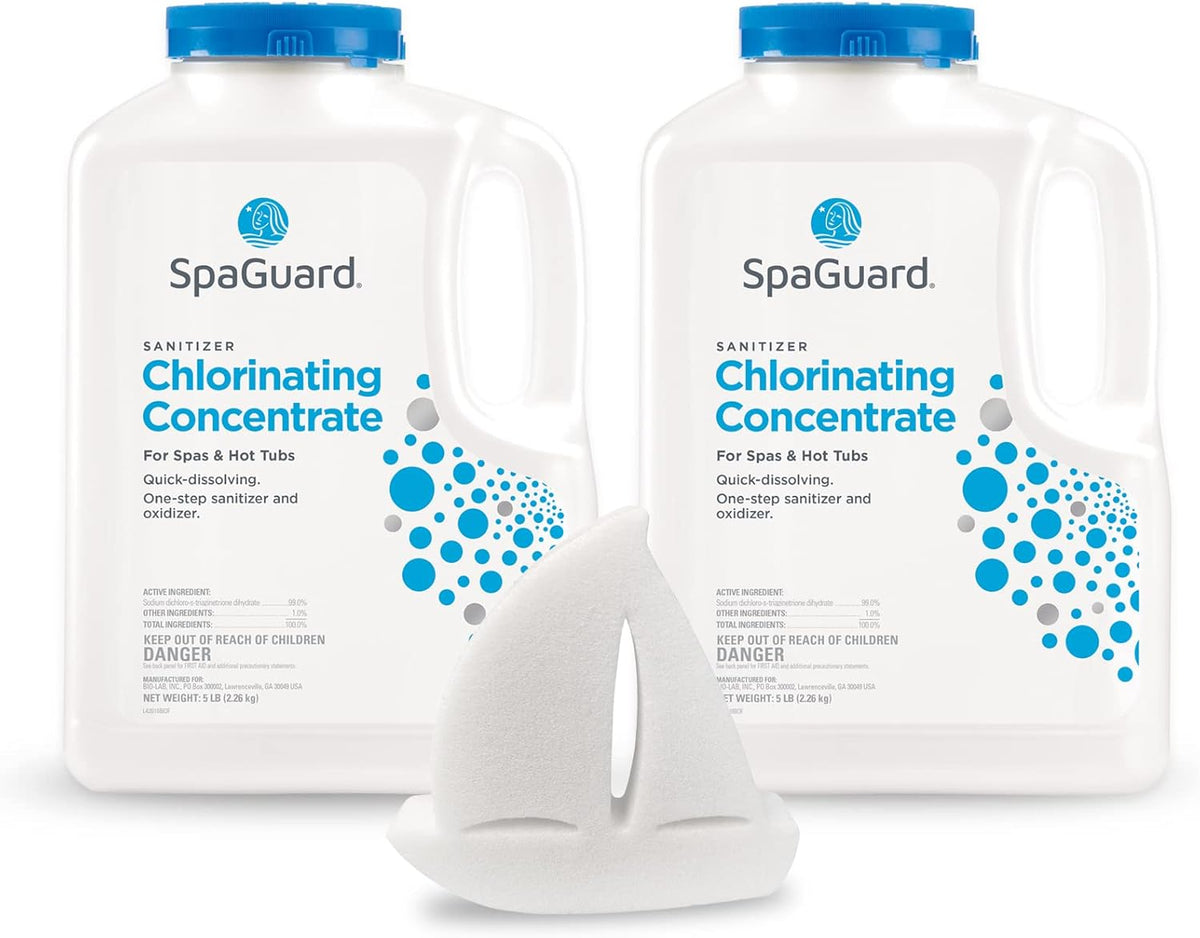 Chlorinating Concentrate 5lb Bundle Spa and Hot Tub Sanitizer and Oxidizer Chemicals 3 Units R651