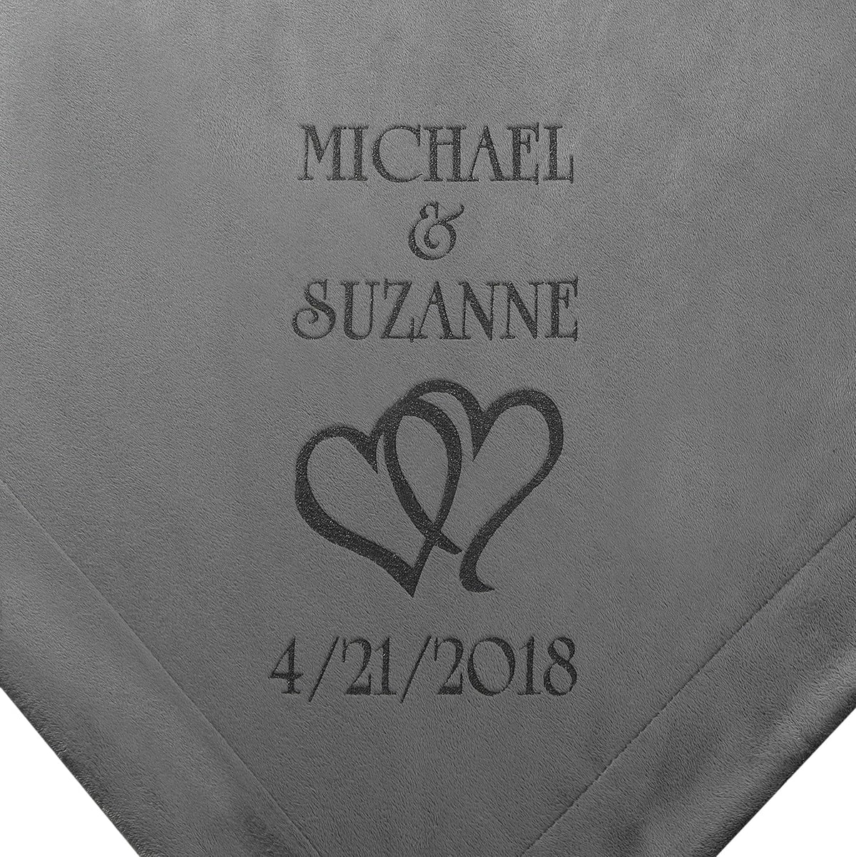 Hearts Wedding Couple Gifts Blanket Z28961