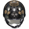 Black Half Helmet F7120