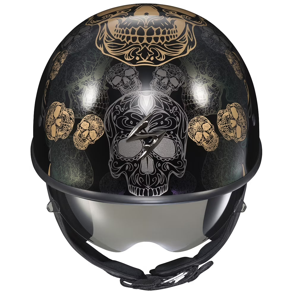 Black Half Helmet F7120