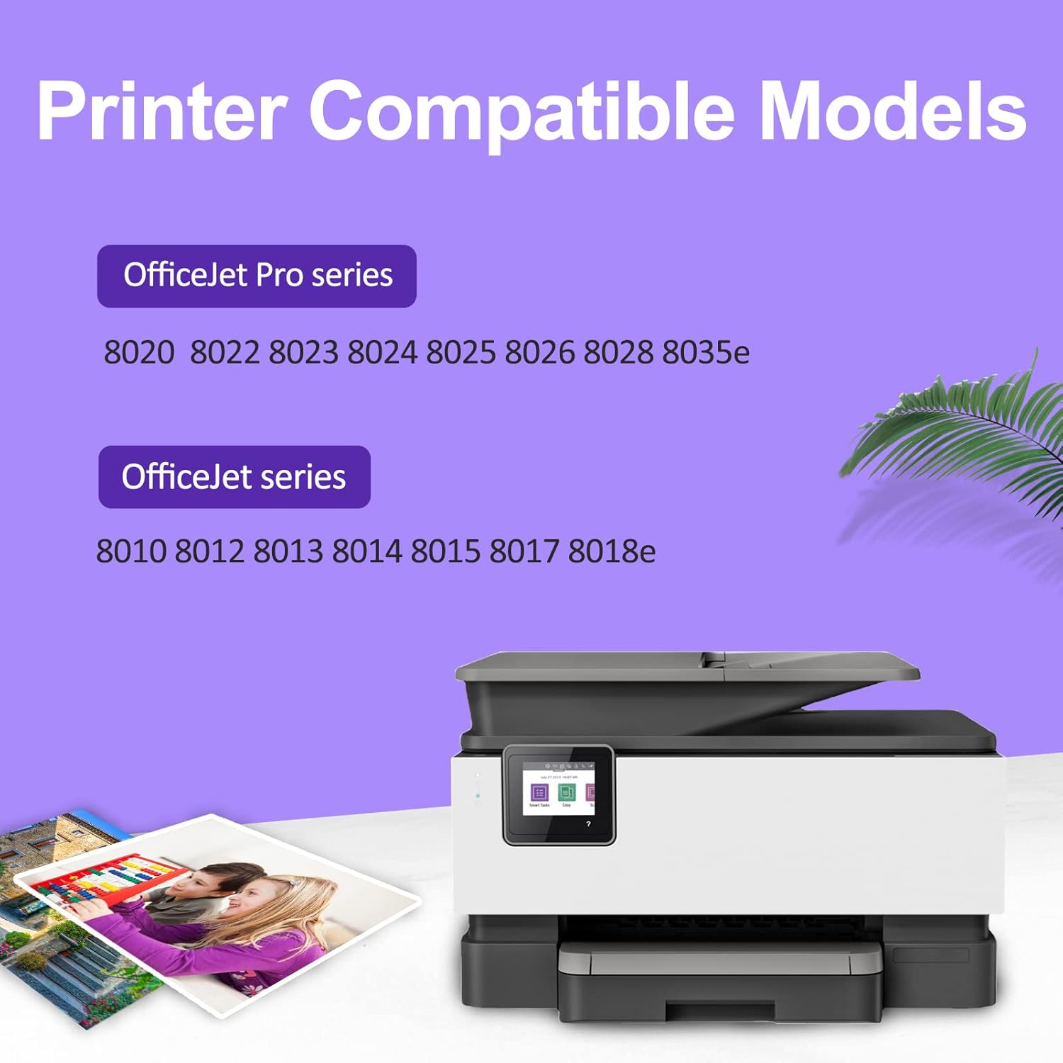 4 Pack Black Cyan Magenta Yellow Ink Cartridge for HP Printers X270882