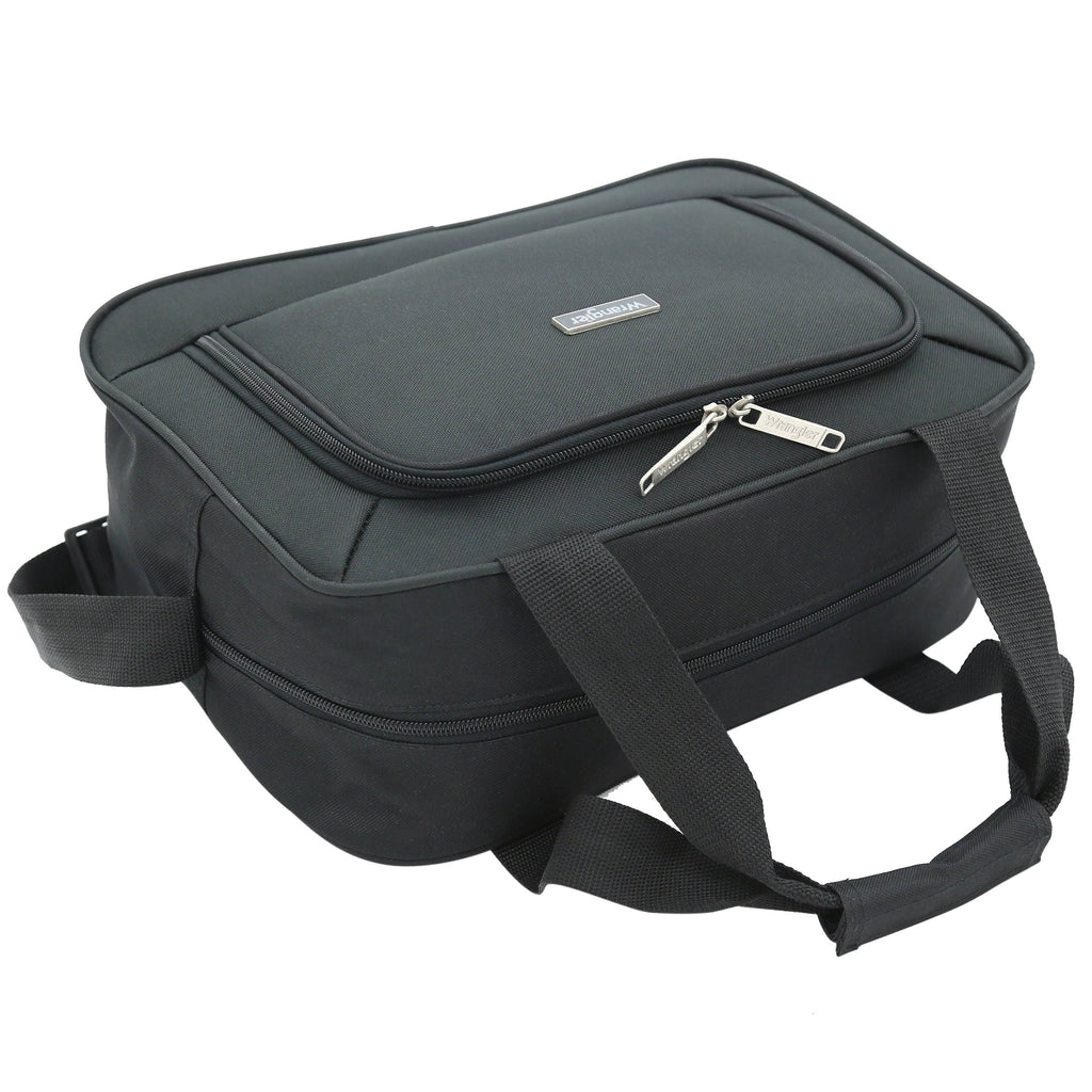 2-Piece Rolling Carry-On Set Navy Y9522