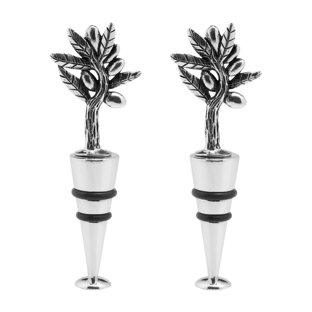 2-Piece Zinc Alloy Bottle Stopper and Wine Preserver Z914900