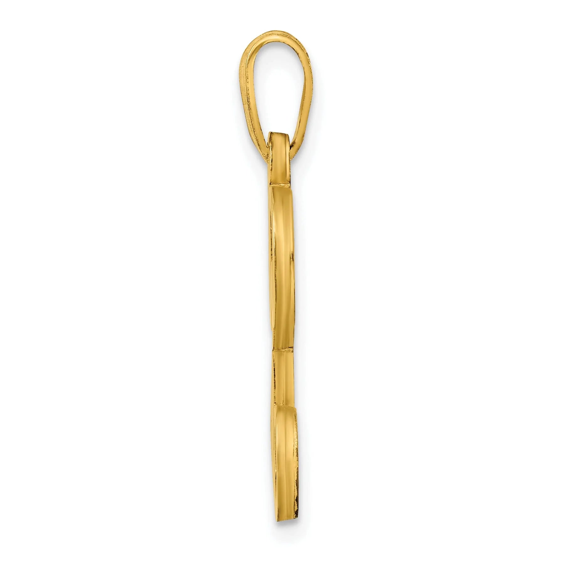 10K Yellow Gold Initial Letter L Pendant Z585982