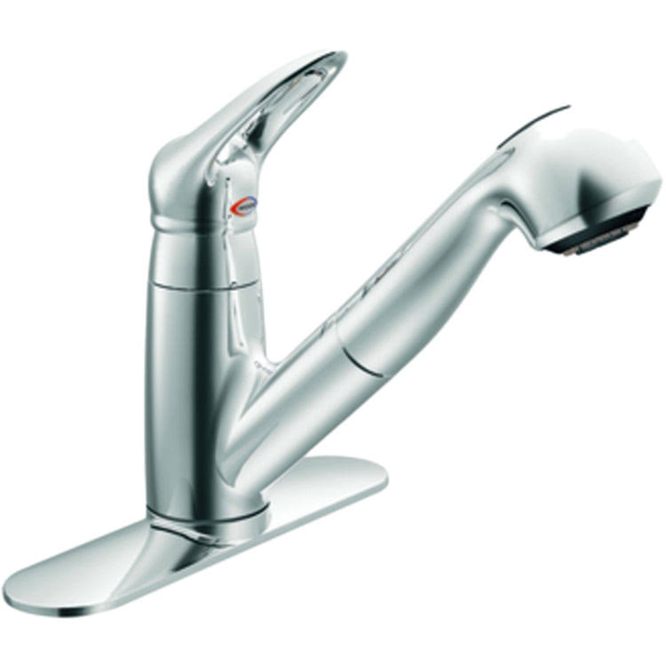 Single Handle Low Arc Pullout Kitchen Faucet S251