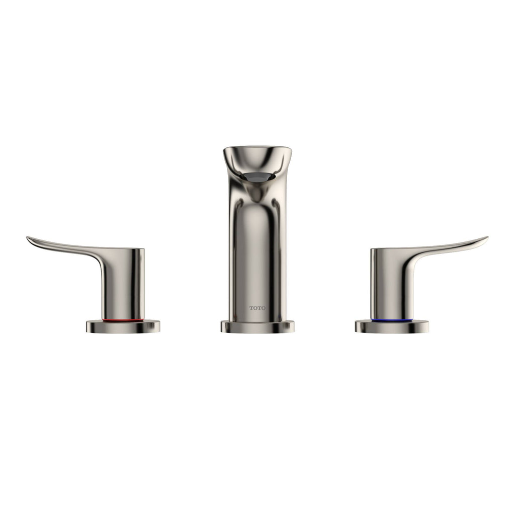 Two Handle Widespread Bathroom Sink Faucet, Polished Nickel J53037
