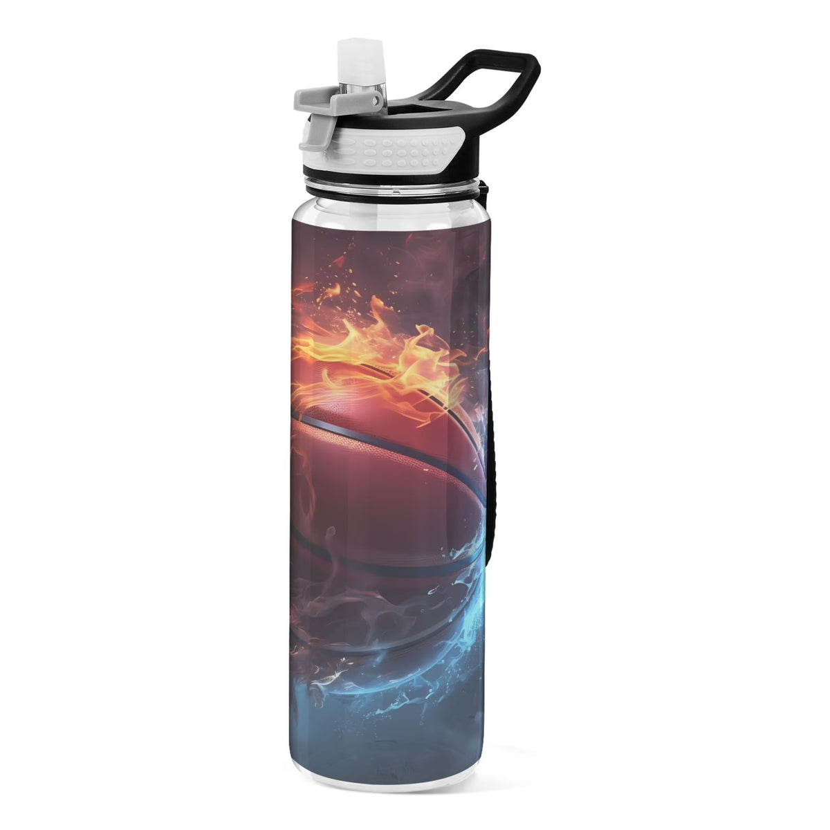 32oz Tritan Leakproof Clear Sports Water Bottle N244728