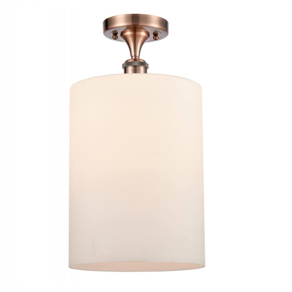 Matte Black 1 Light Semi-Flush Mount J711013