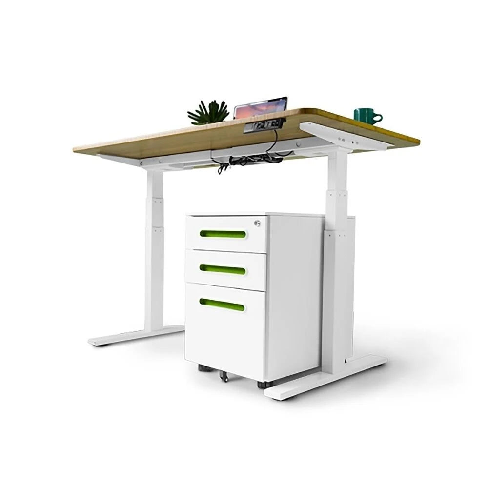 Green Steel Office Desk Cabinet N76844